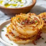 Baked Parmesan Onion Ring Chips Recipe