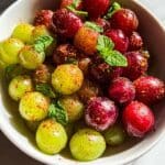 Frozen Sour Grapes with Lime, Tajín, and Hot Honey Recipe