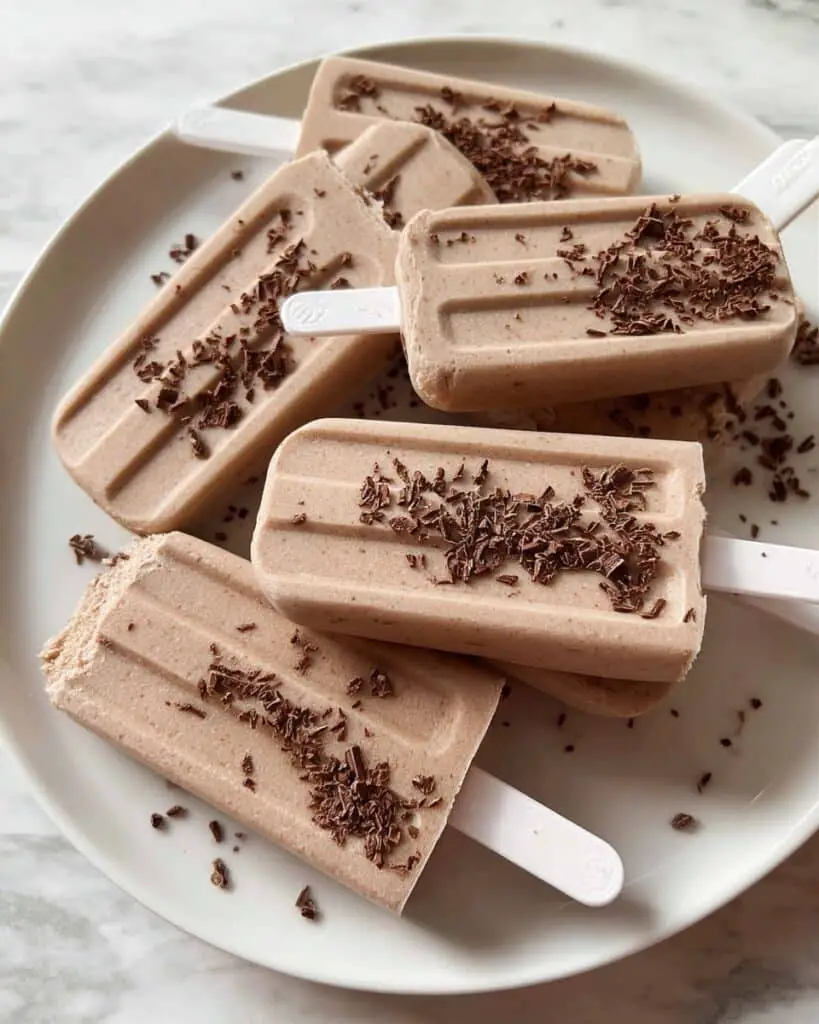 Chocolate Coconut Protein Fudgesicles Recipe