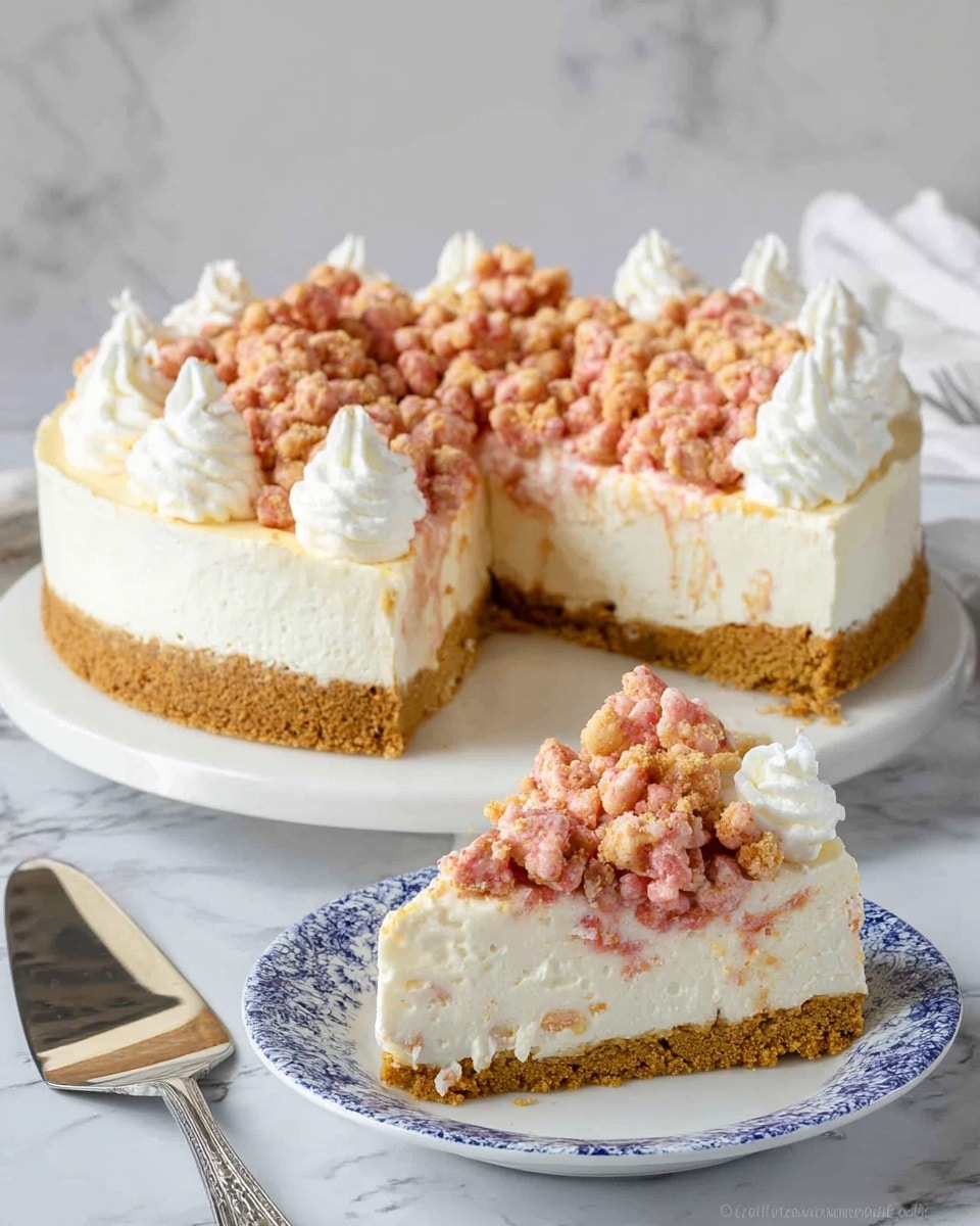 Strawberry Crunch Cheesecake Recipe