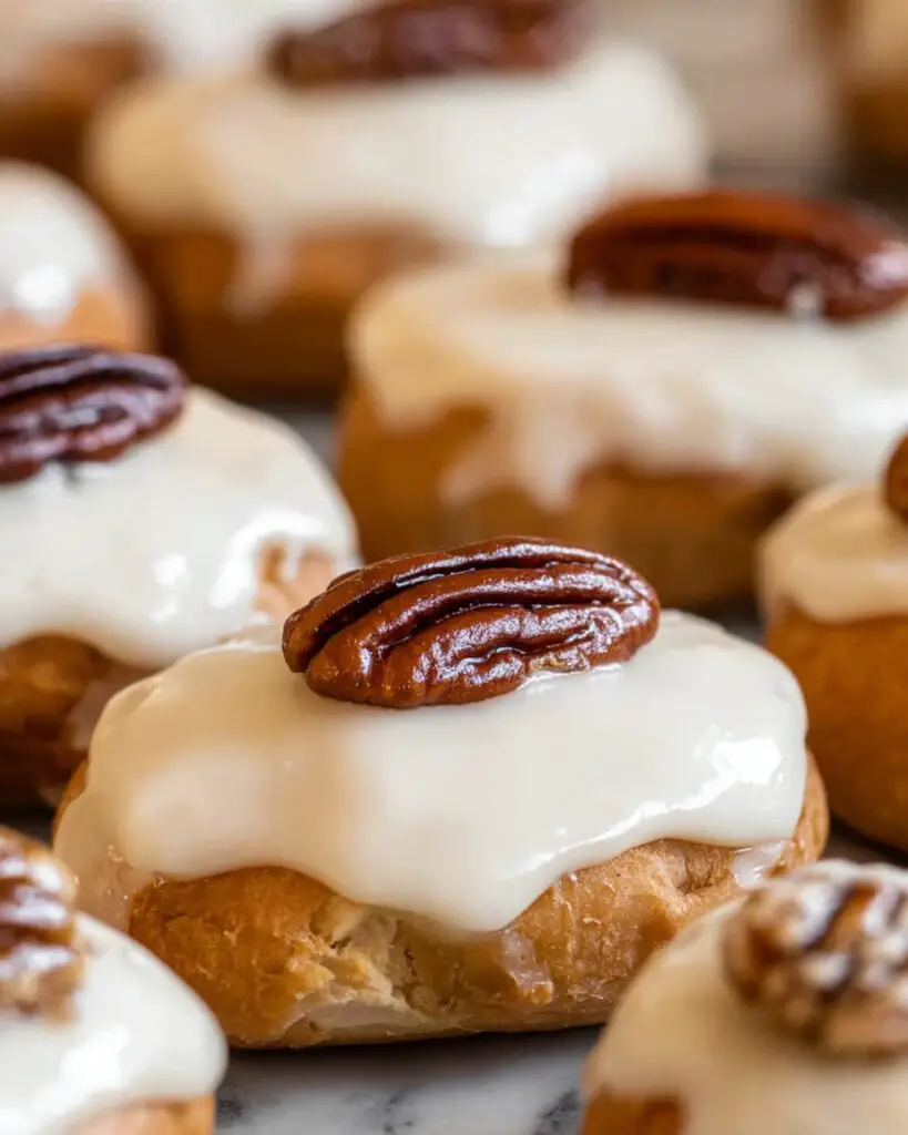 Candied Maple Praline Éclairs Recipe