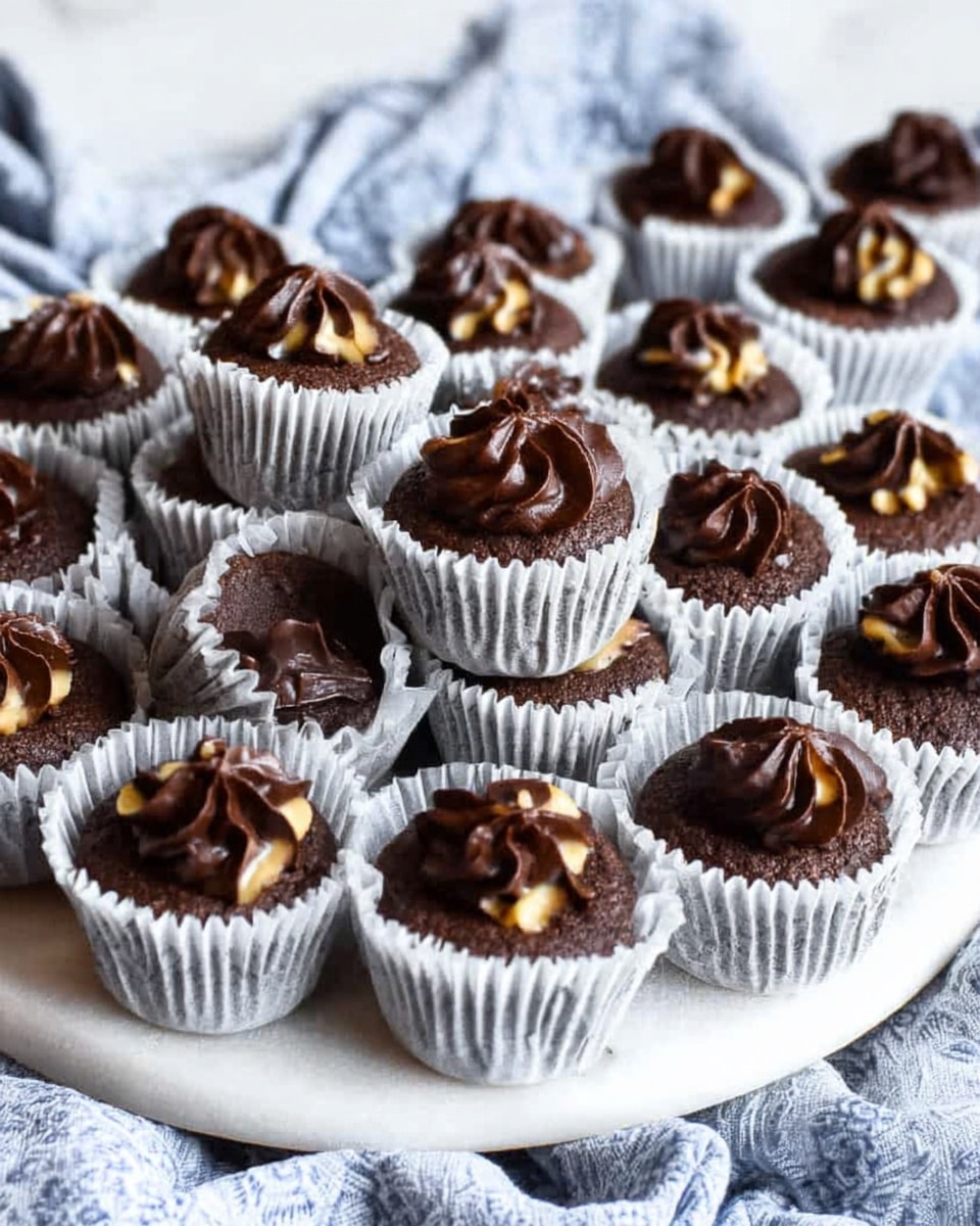 Mini Black Bottom Cupcakes Recipe