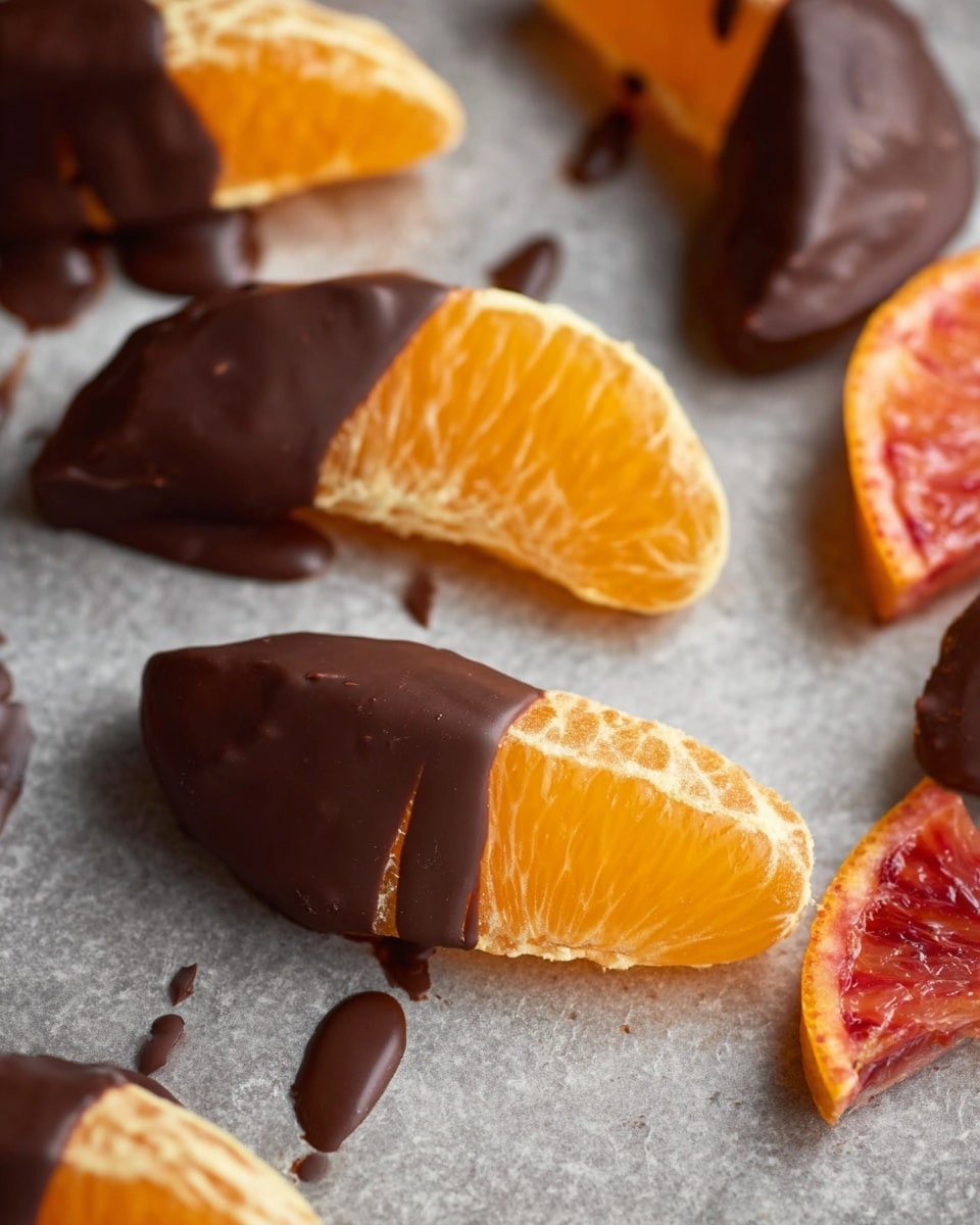Chocolate-Dipped Oranges Recipe