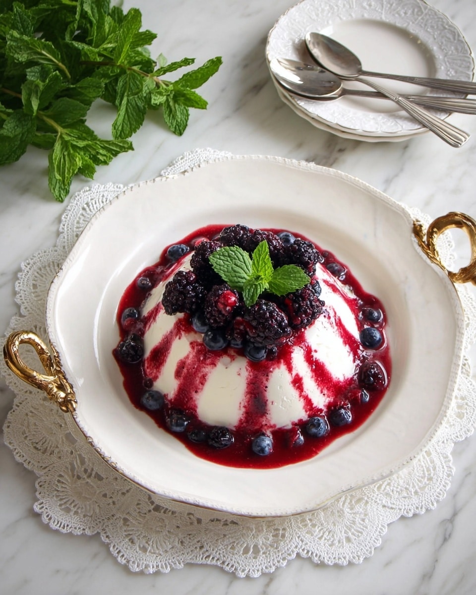 Yogurt Bomb with Berries Recipe