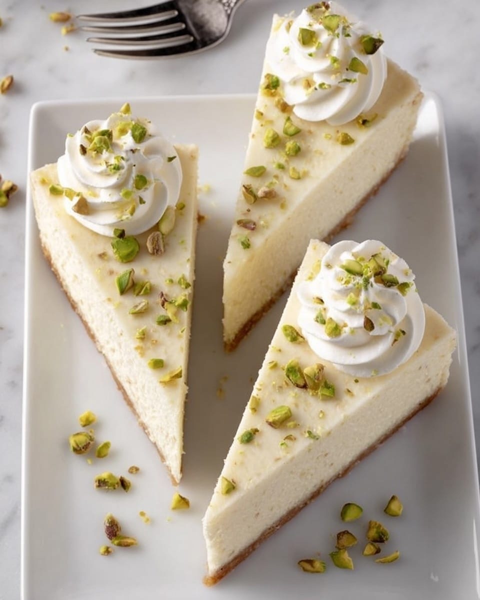 Pistachio Cardamom Cheesecake Recipe