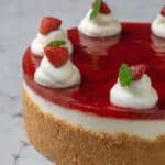 No Bake Strawberry Cheesecake Recipe