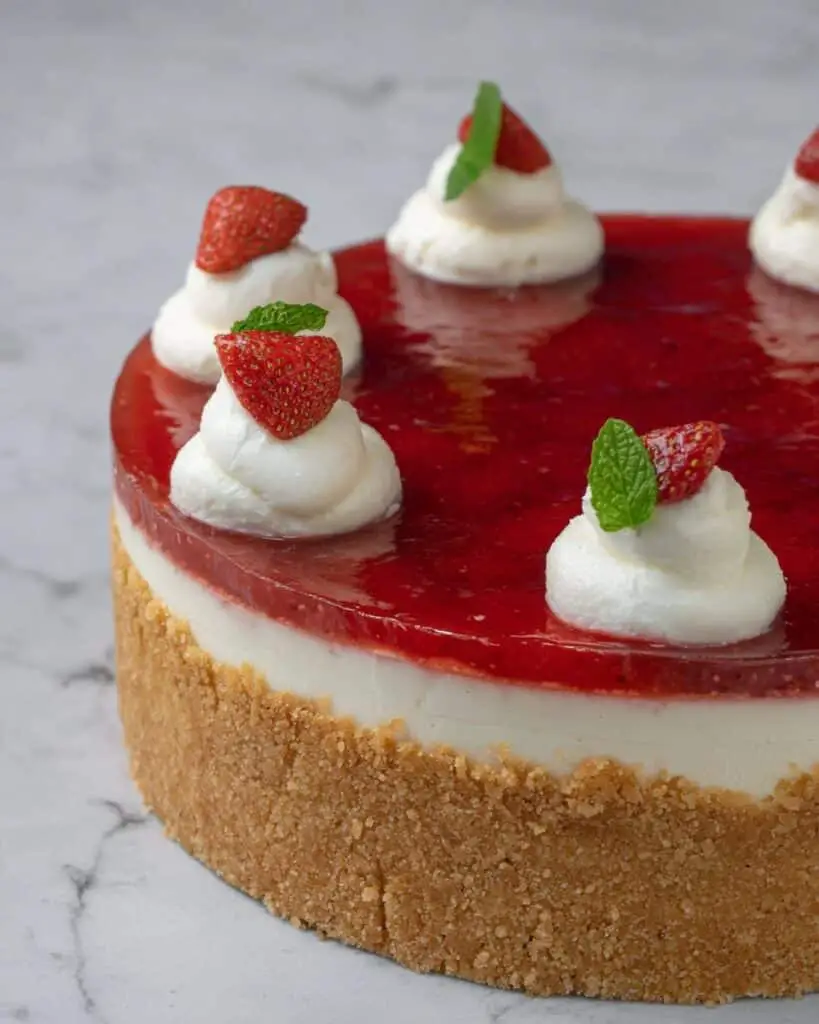 No Bake Strawberry Cheesecake Recipe