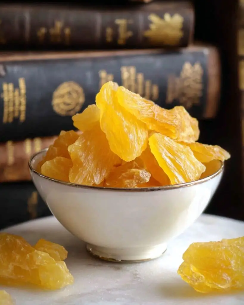 Pineapple Candy or Crystallized Pineapple Recipe