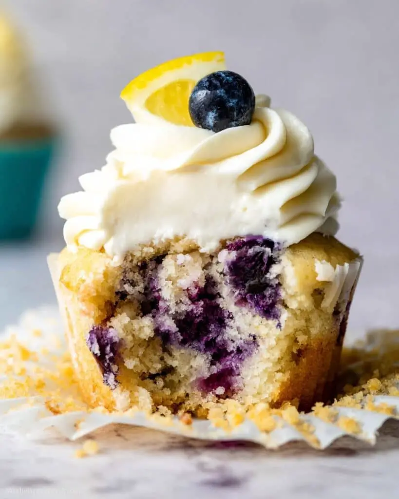 Lemon Blueberry Cupcakes Recipe