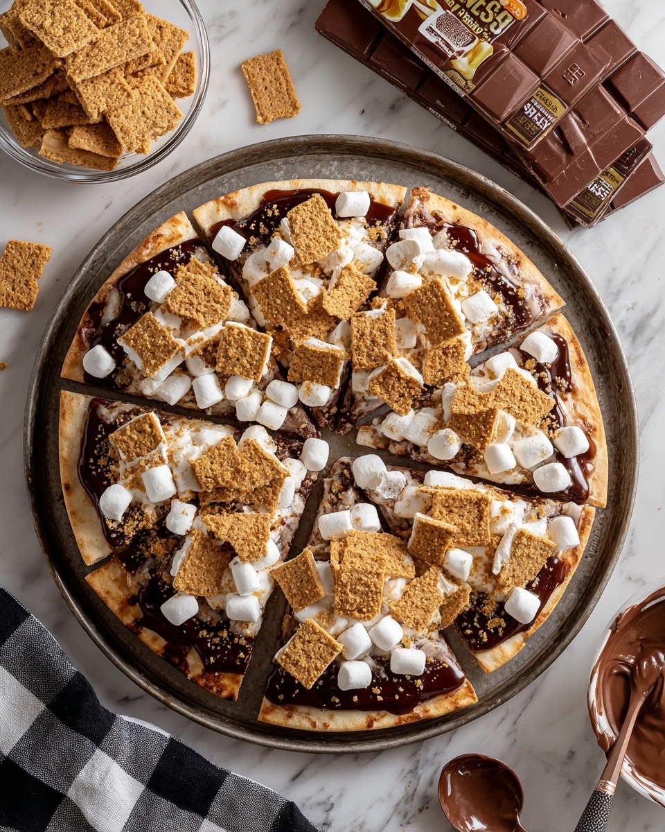 Campfire S'mores Pizza Recipe