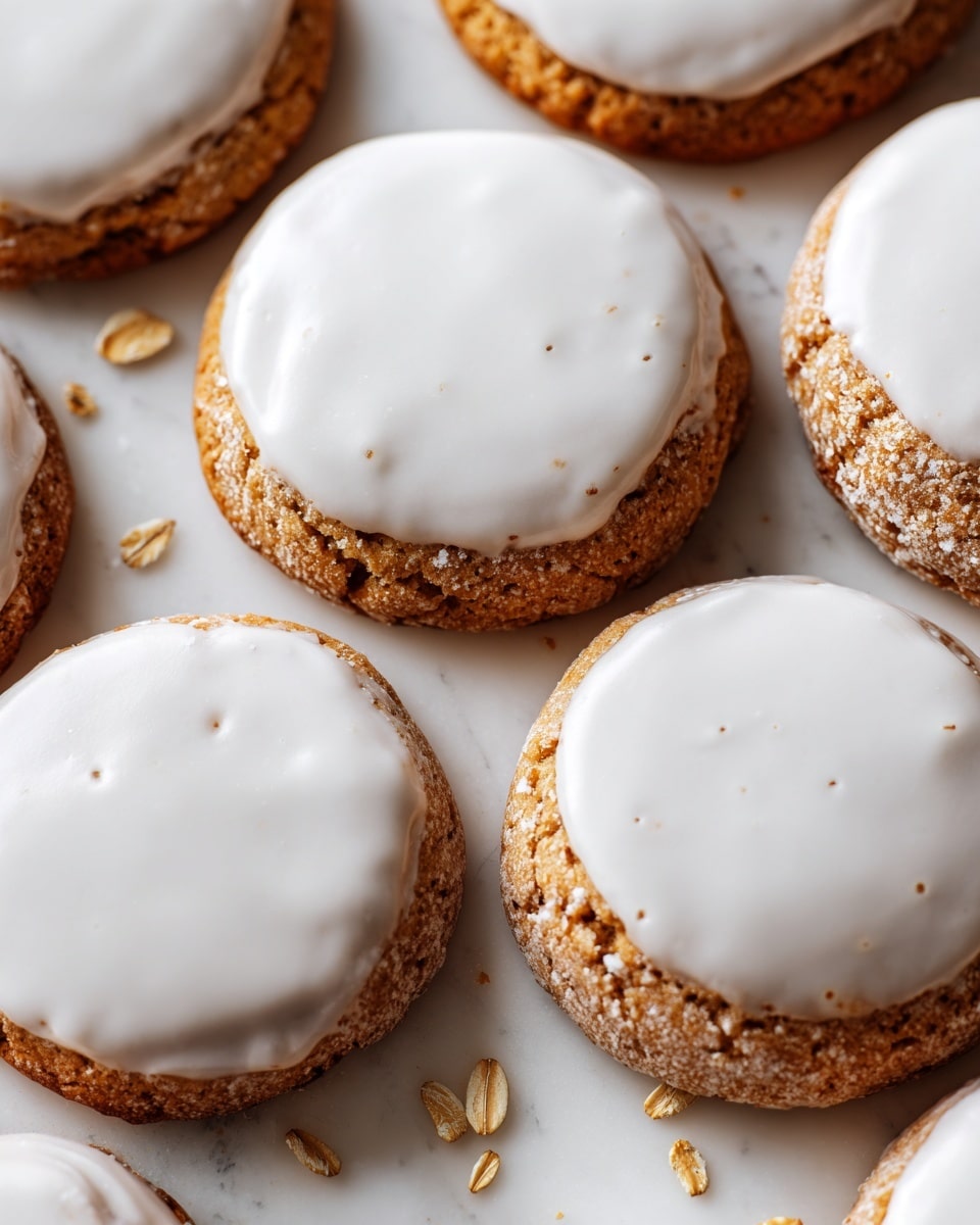 Iced Oatmeal Cookies Recipe