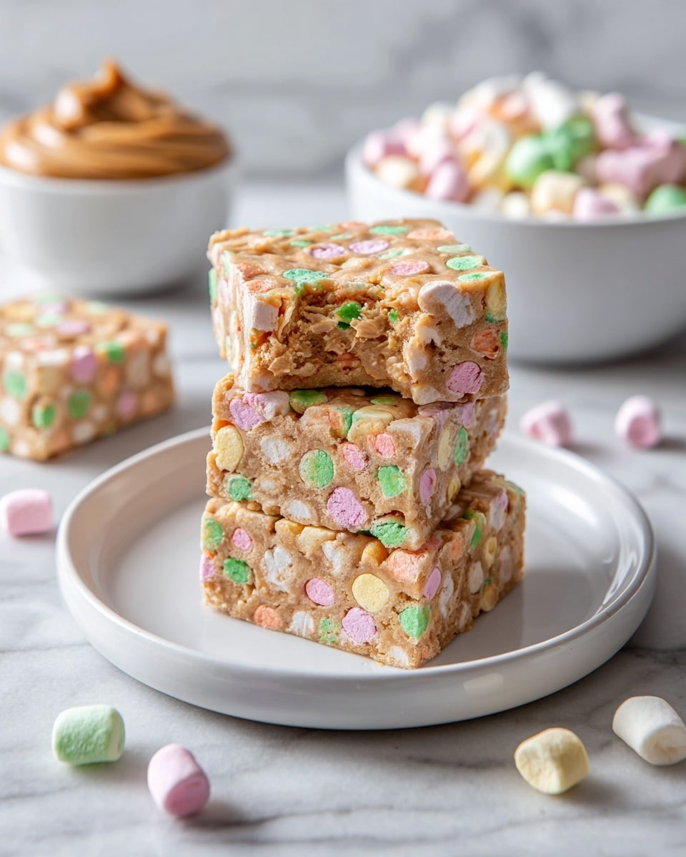 Peanut Butter Marshmallow Squares Recipe