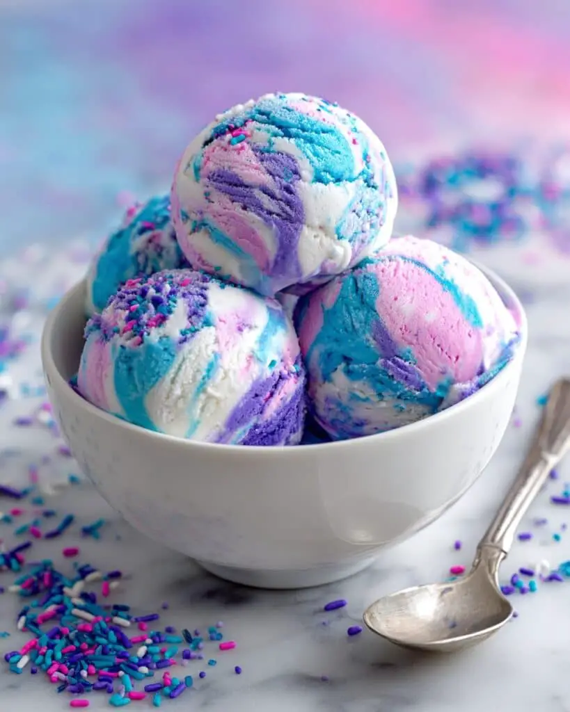 No-Churn Cotton Candy Ice Cream Recipe