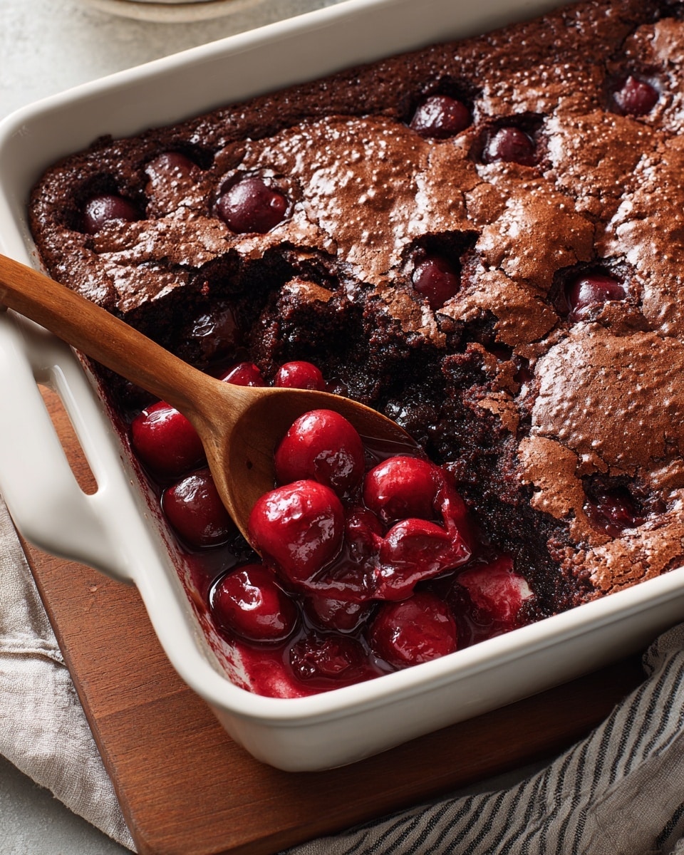 Chocolate Cherry Dump Cake Recipe