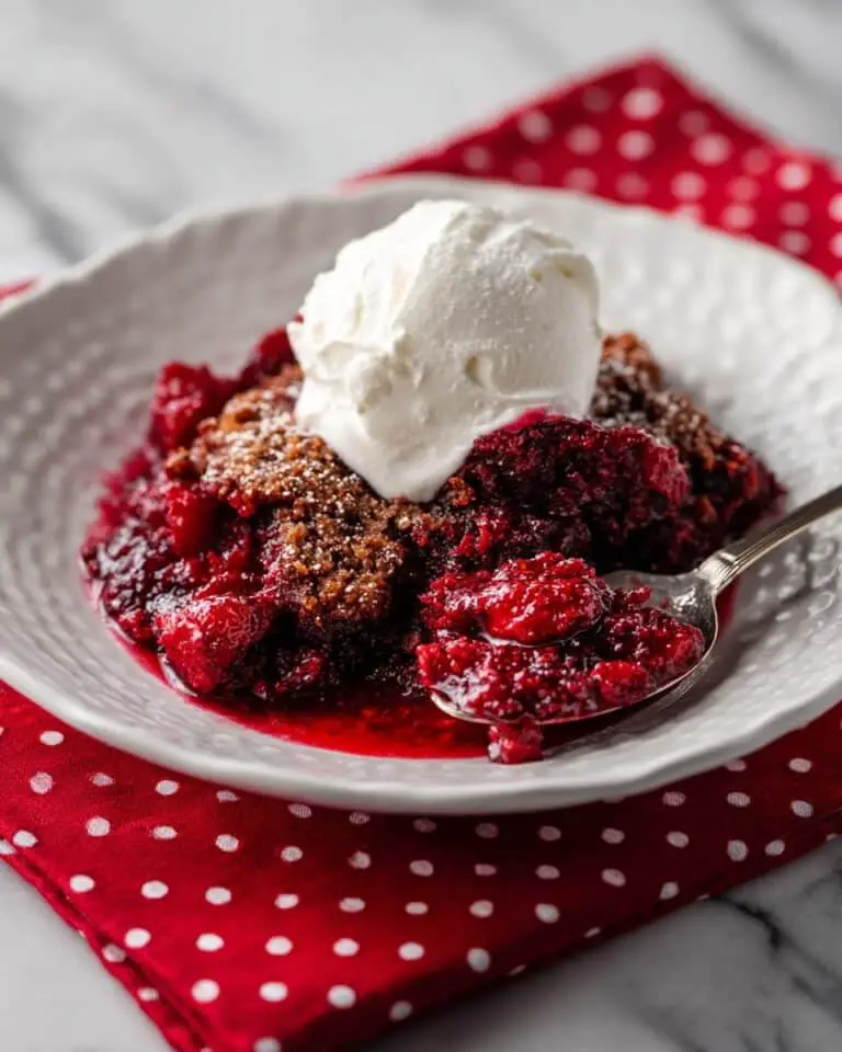 Red Velvet Dump Cake with Cherry Pie Filling and Pineapple Recipe