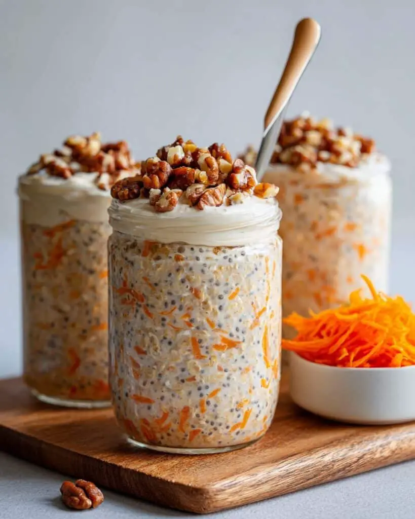 Carrot Cake Overnight Oats Recipe