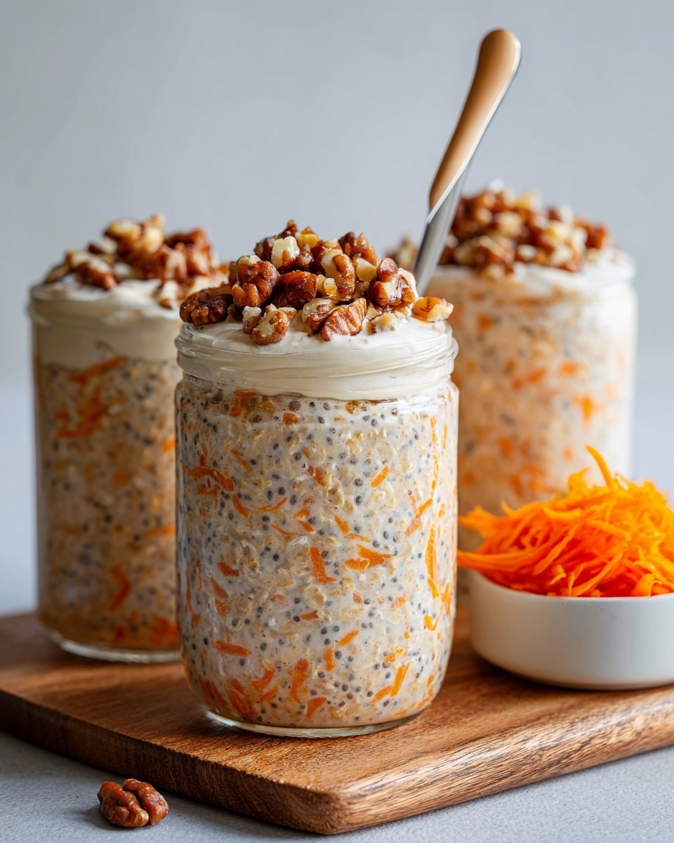 Carrot Cake Overnight Oats Recipe