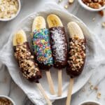 Frozen Chocolate Covered Banana Pops Recipe
