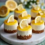 Easy Mini Lemon Curd Cheesecakes Recipe