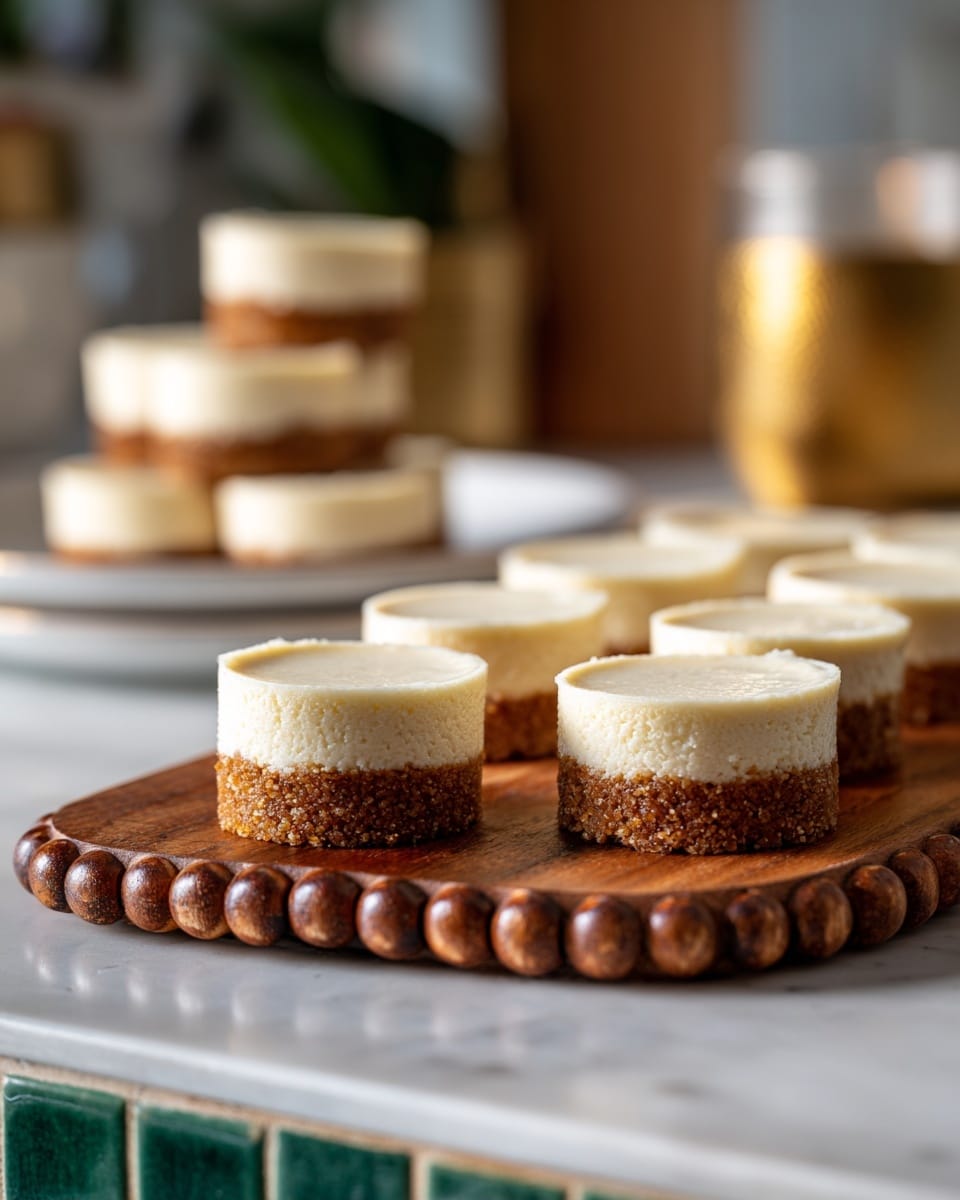Super Creamy Mini Vanilla Cheesecakes Recipe