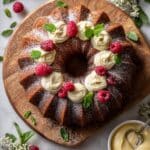 Brownie Wreath with Festive Decorations Recipe