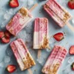 Strawberry Shortcake Cream Popsicles Recipe