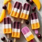 Easy Cherry Mango Popsicles Recipe