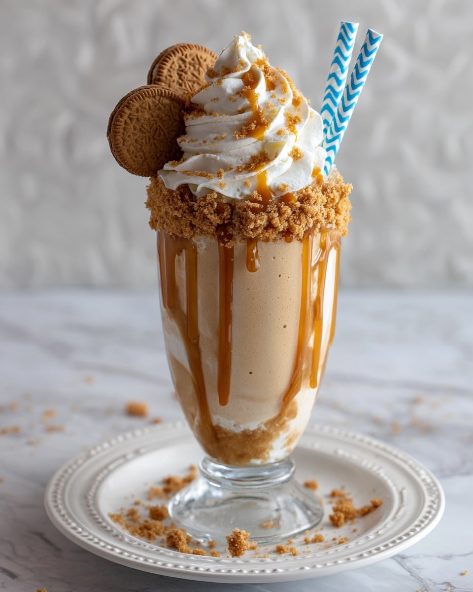 Biscoff Lotus Milkshake Recipe