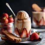 Classic Italian Cream Custard with Strawberries and Marsala Recipe