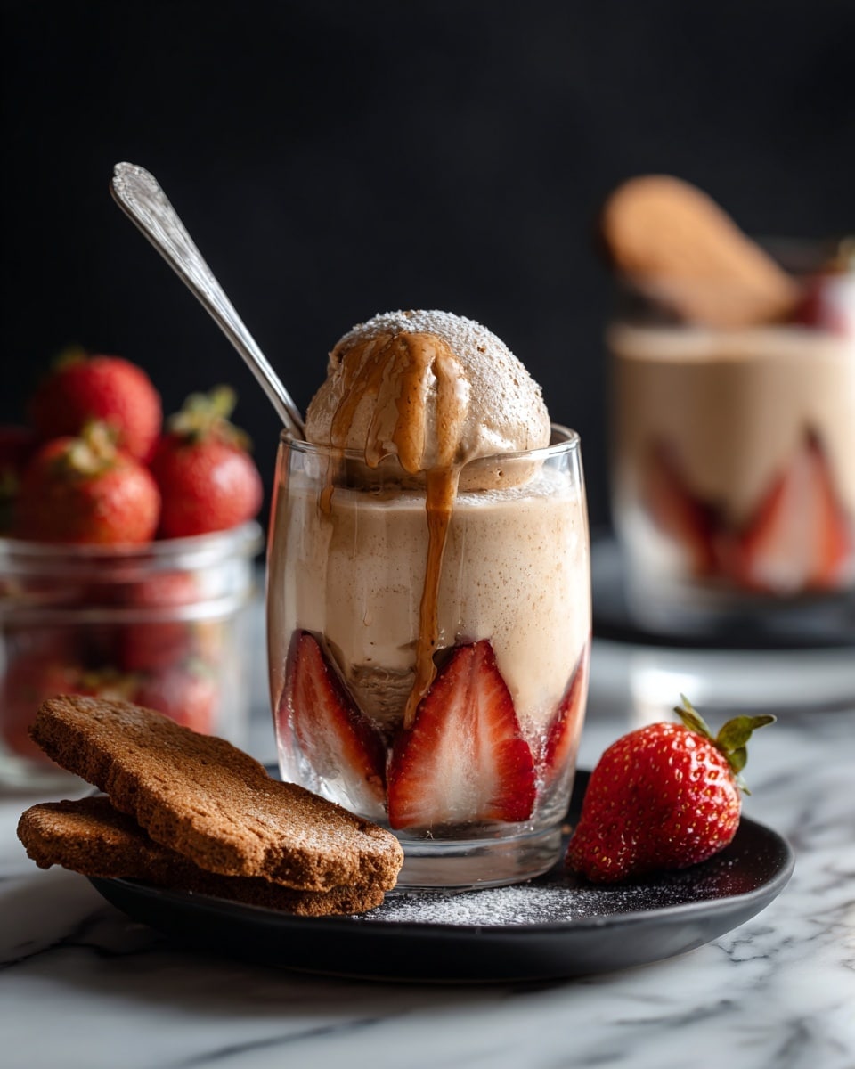Classic Italian Cream Custard with Strawberries and Marsala Recipe