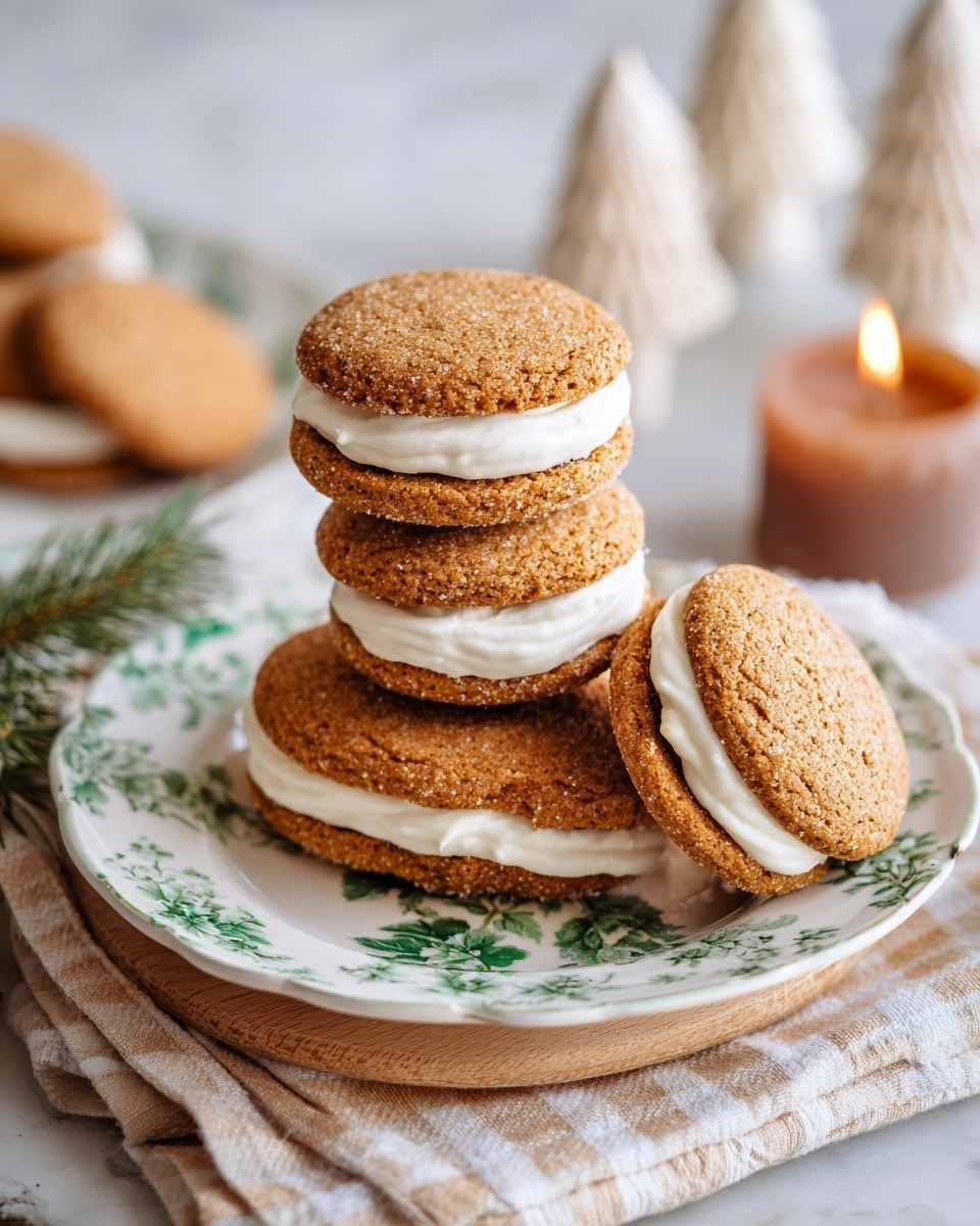 Eggnog Sandwich Cookies Recipe
