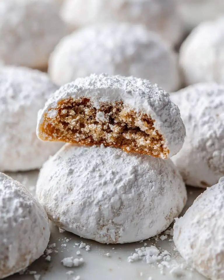Hojicha Snowball Cookies Recipe