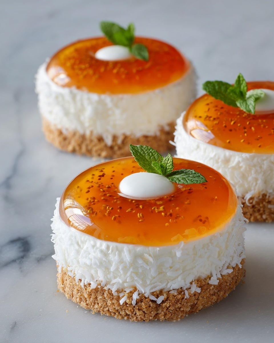 Creamy Mango Mousse with Fresh Mango and Mint Garnish Recipe