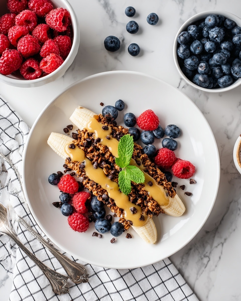 Healthy Banana Split Recipe