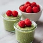 Matcha Chia Pudding with Raspberries and Almonds Recipe