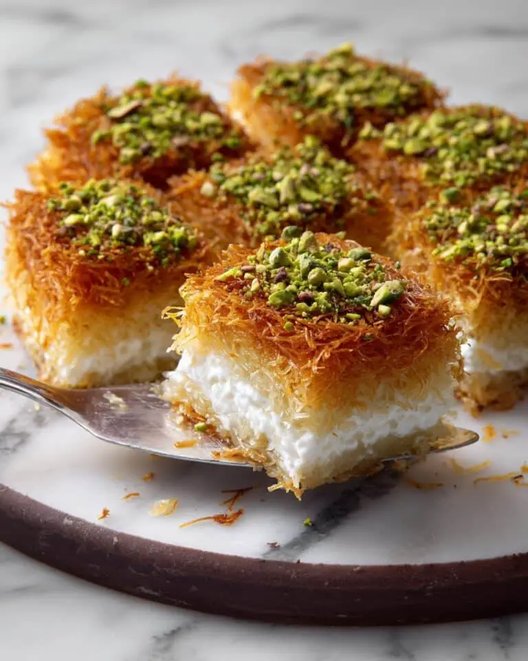 Lebanese Homemade Knafeh Recipe