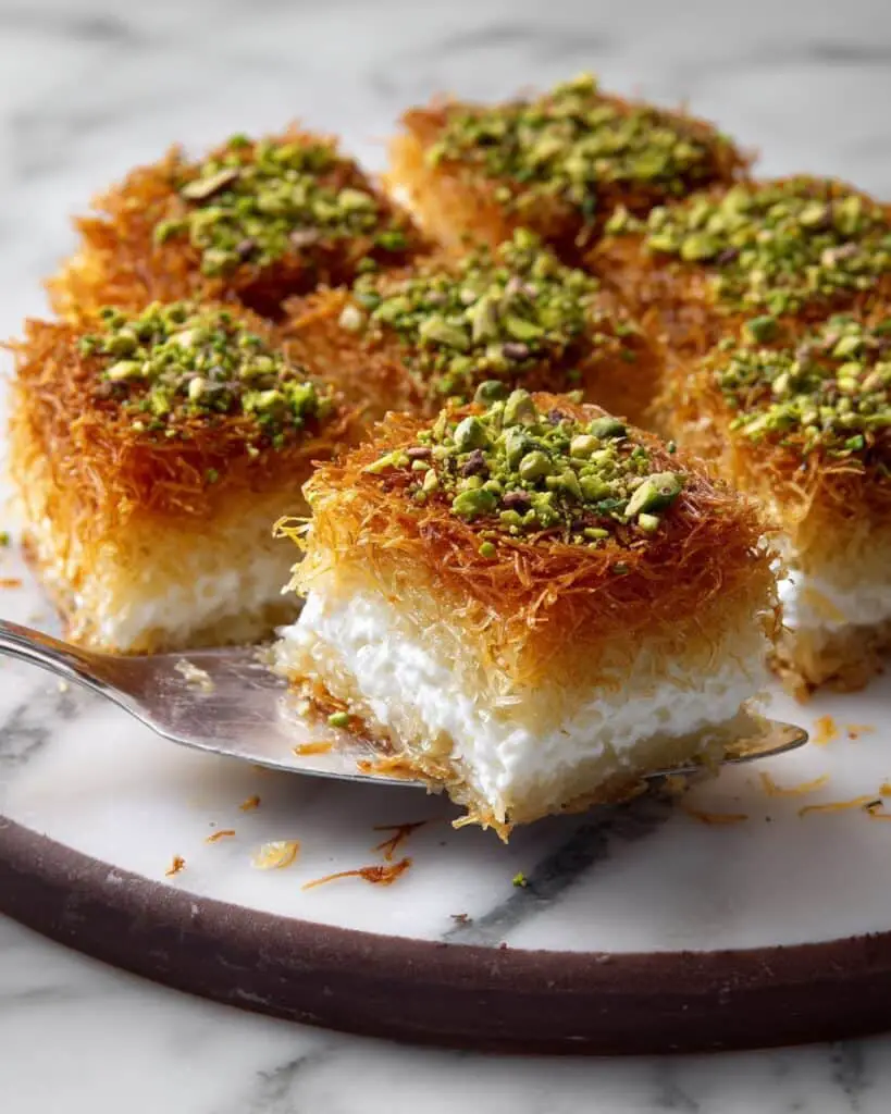 Lebanese Homemade Knafeh Recipe