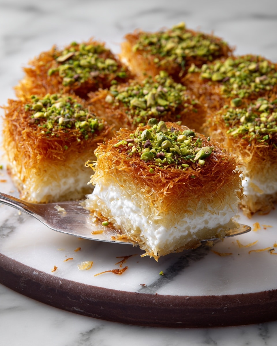 Lebanese Homemade Knafeh Recipe