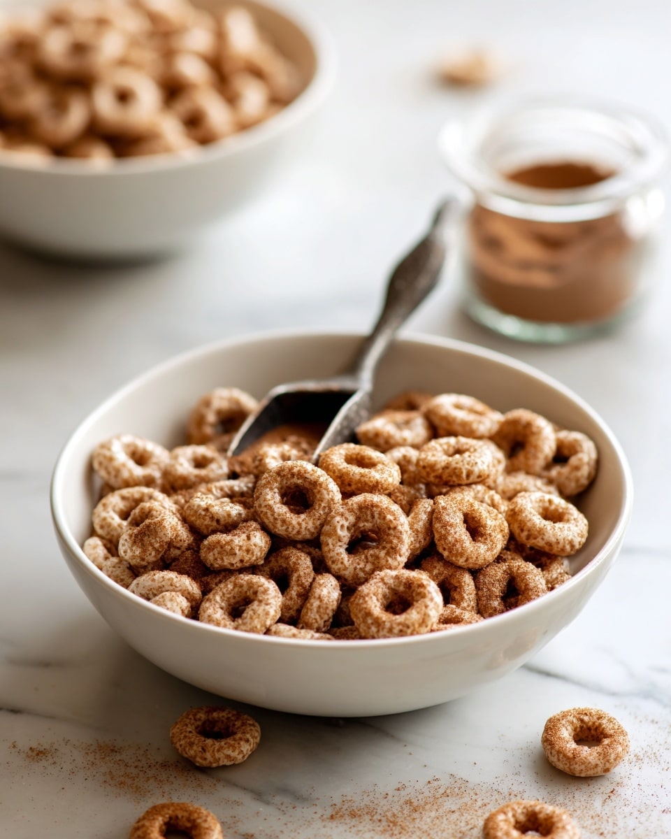 Mini Donut Hot Buttered Cheerios Recipe