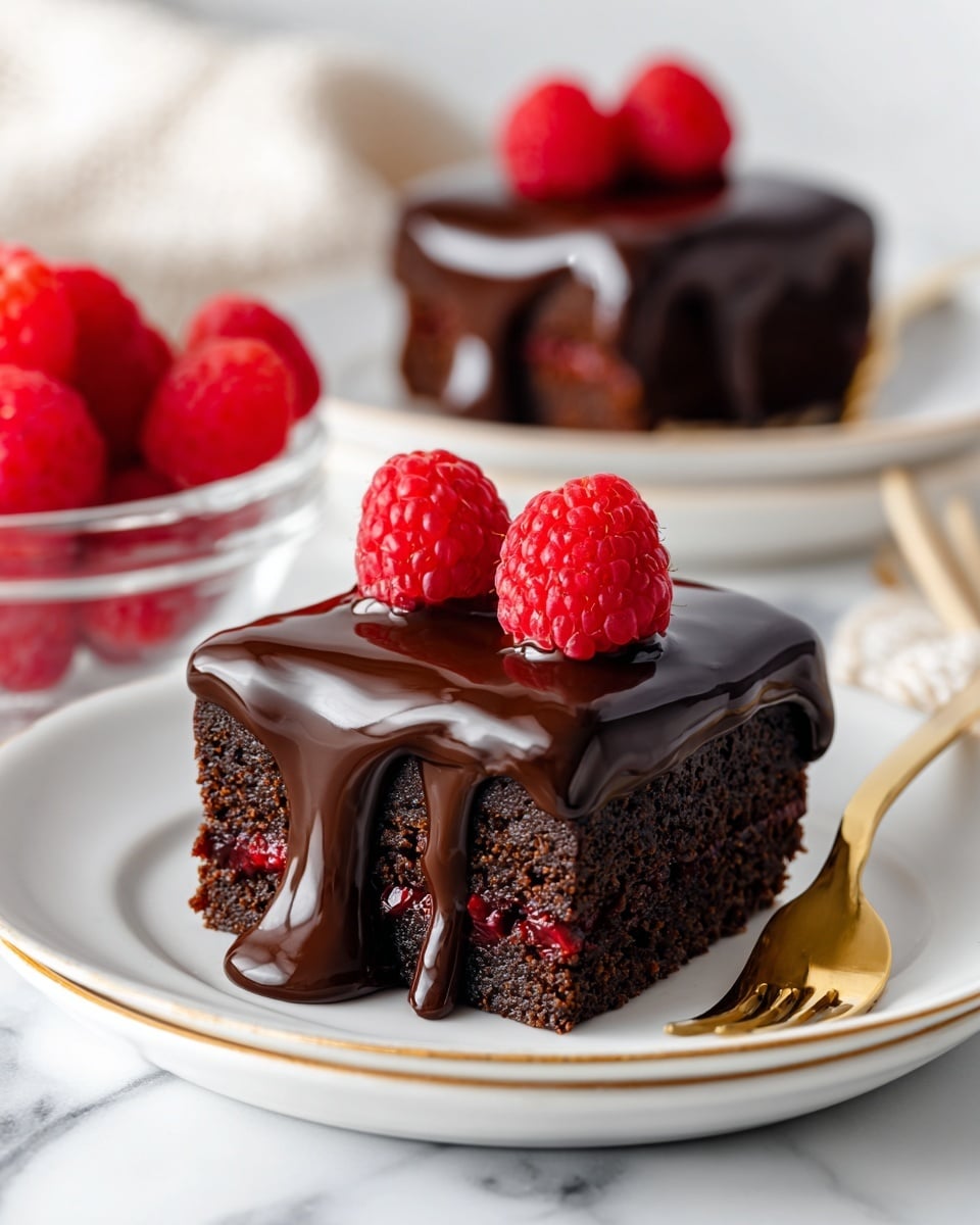Chocolate Raspberry Dump Cake Recipe