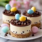 Easy Mini Easter Egg Cheesecakes Recipe