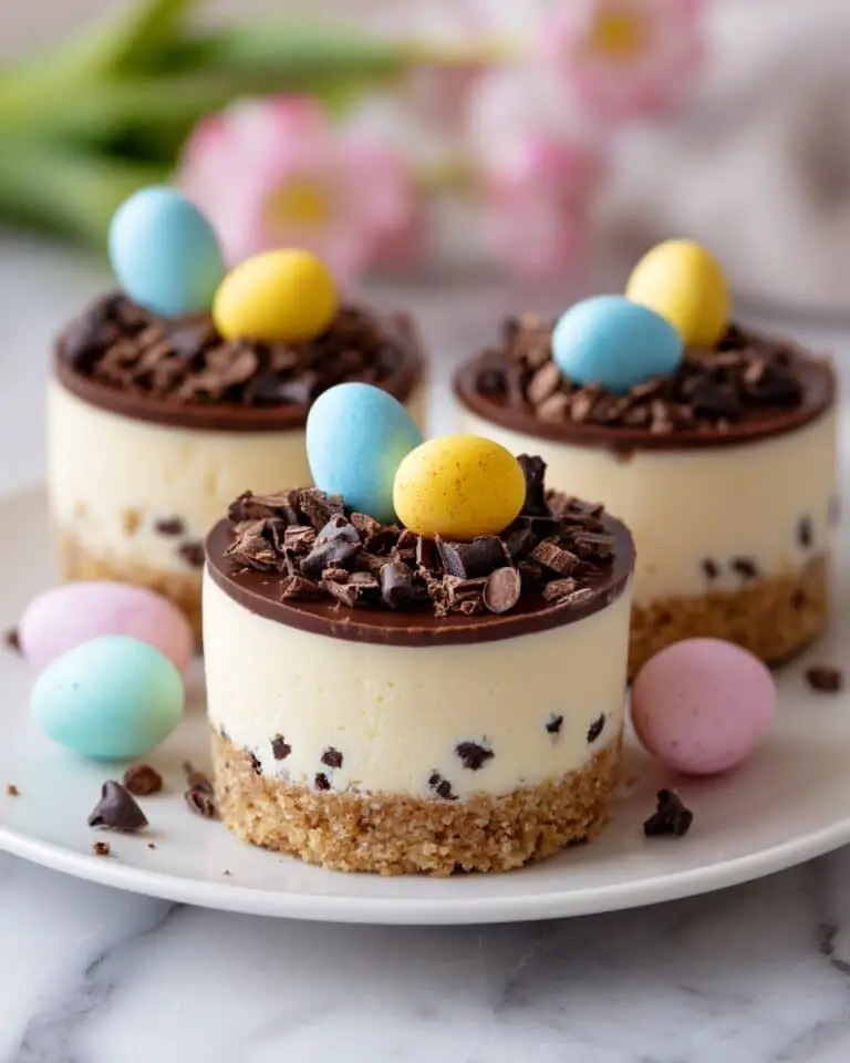Easy Mini Easter Egg Cheesecakes Recipe