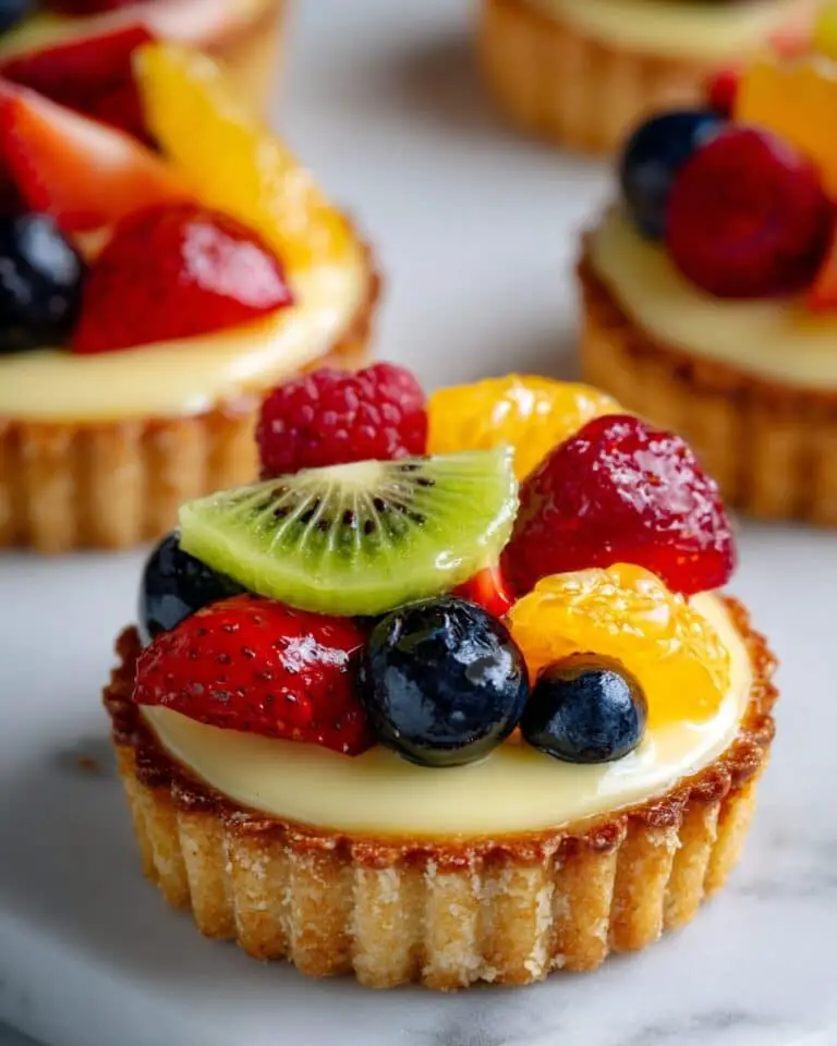 Fruit Tartlets with Custard and Fresh Fruit Recipe
