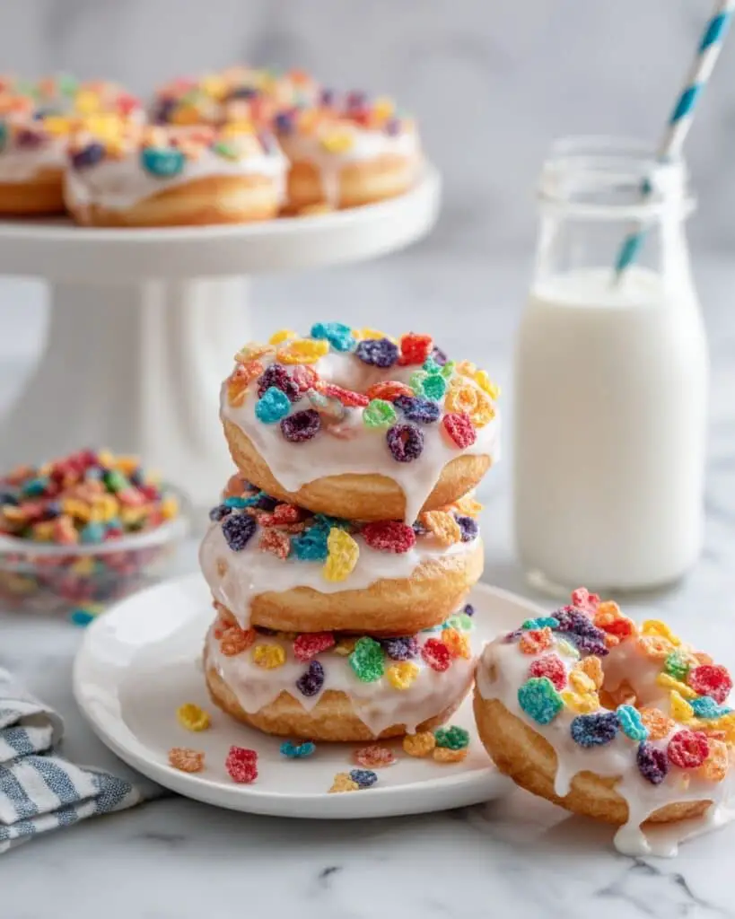 Fruity Pebbles Donuts Recipe