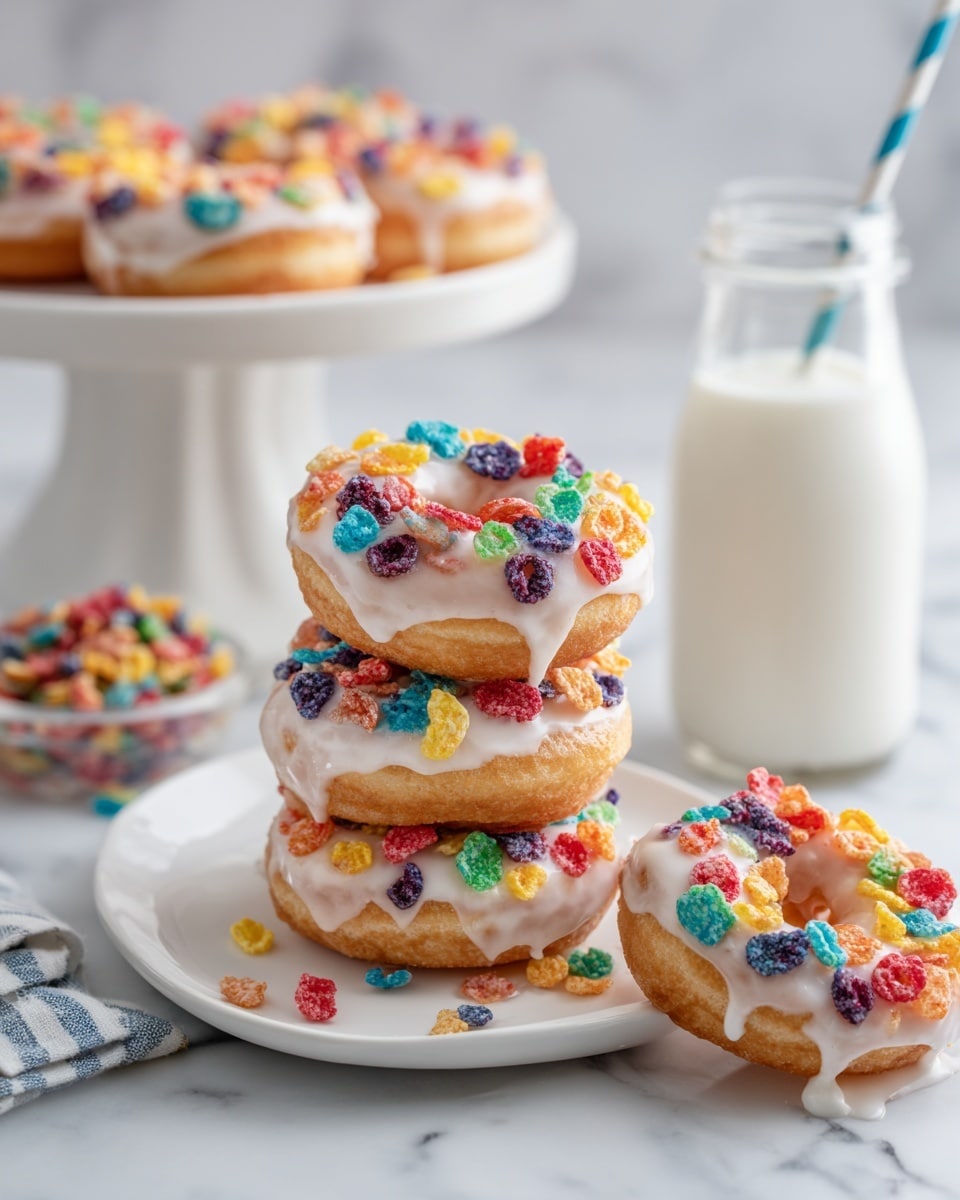Fruity Pebbles Donuts Recipe
