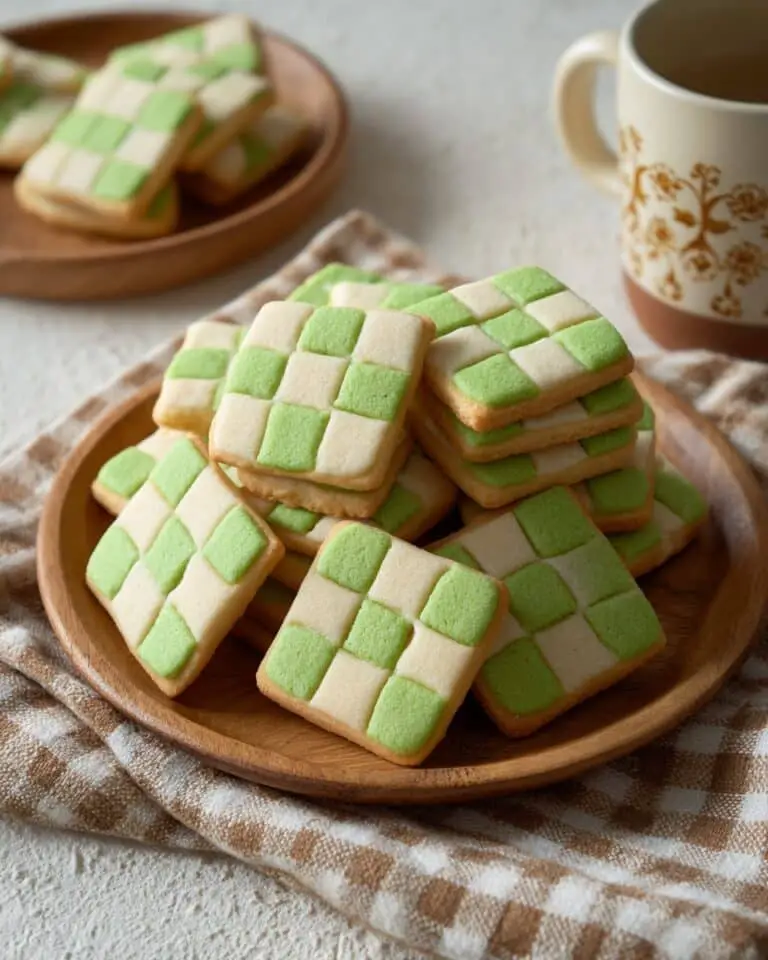 Matcha Checkerboard Cookies Recipe