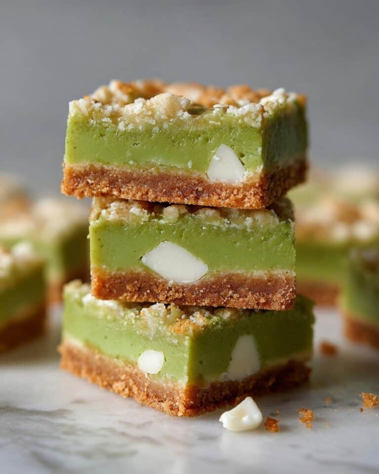 Chewy Matcha White Chocolate Brownies Recipe