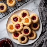 Thumbprint Cookies with Jam or Nutella Recipe