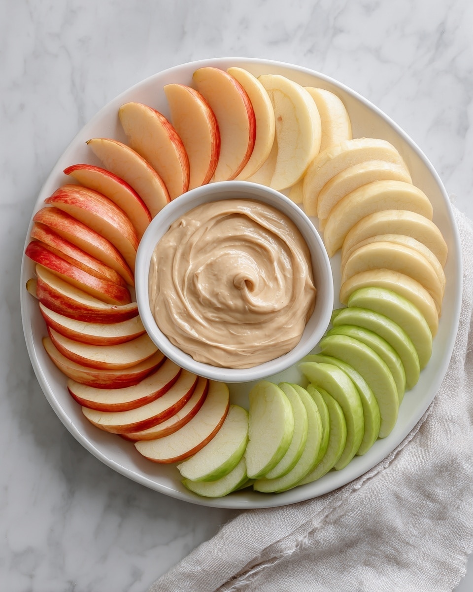 Creamy Peanut Butter Yogurt Dip with Cinnamon for Fruit Dipping Recipe