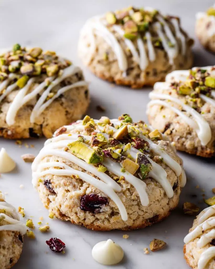 Cranberry Pistachio Oatmeal Cookies Recipe